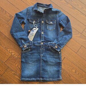 Blue ridge girls denim dress size 7-8